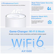 TP-Link Deco X10-4G(1-pack) WiFi Mesh 4G/LTE Gate