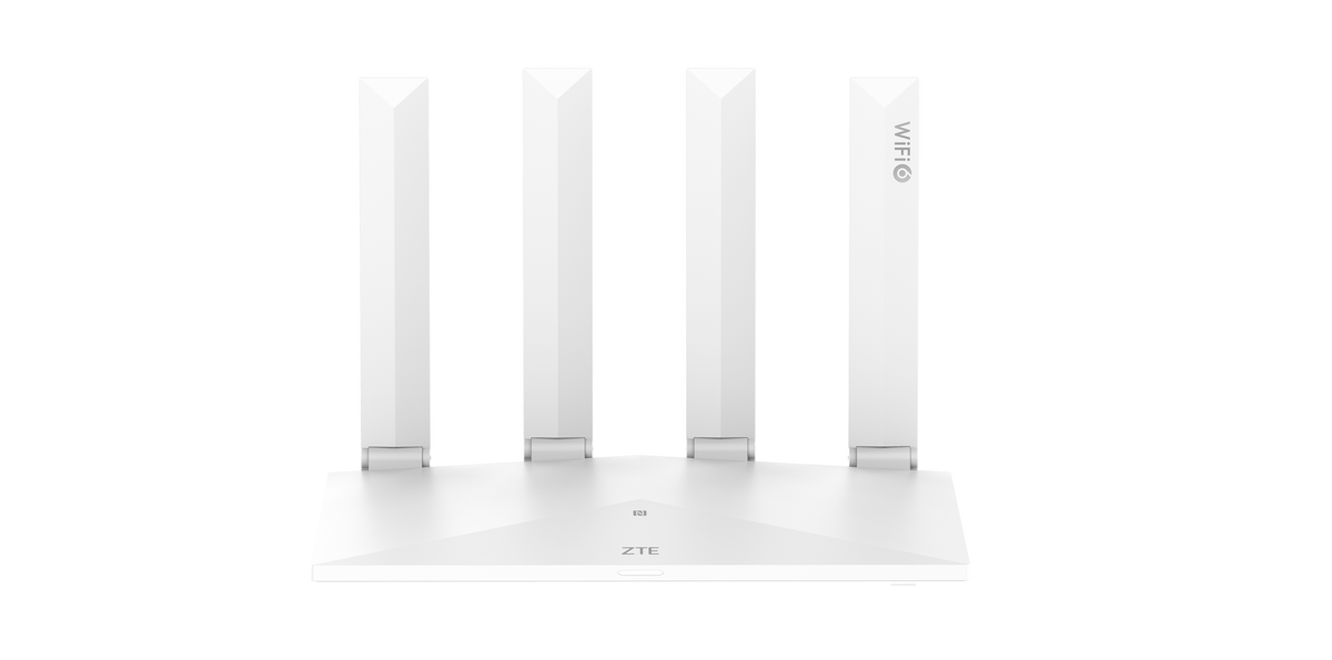 ZTE Router T3000 WiFi 6 AX3000 2xWAN/LAN 2xLAN WHITE