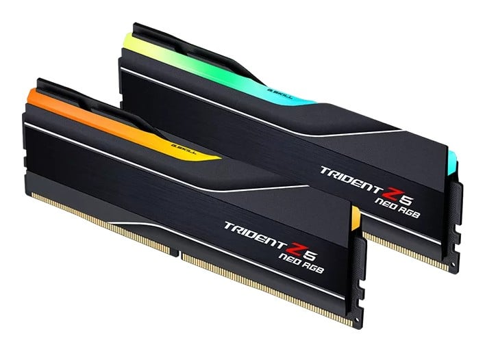 G.Skill Trident Z5 Neo RGB F5-6000J2636H32GX2-TZ5NR module de mémoire 64 Go 2 x 32 Go DDR5 4800 MT/s