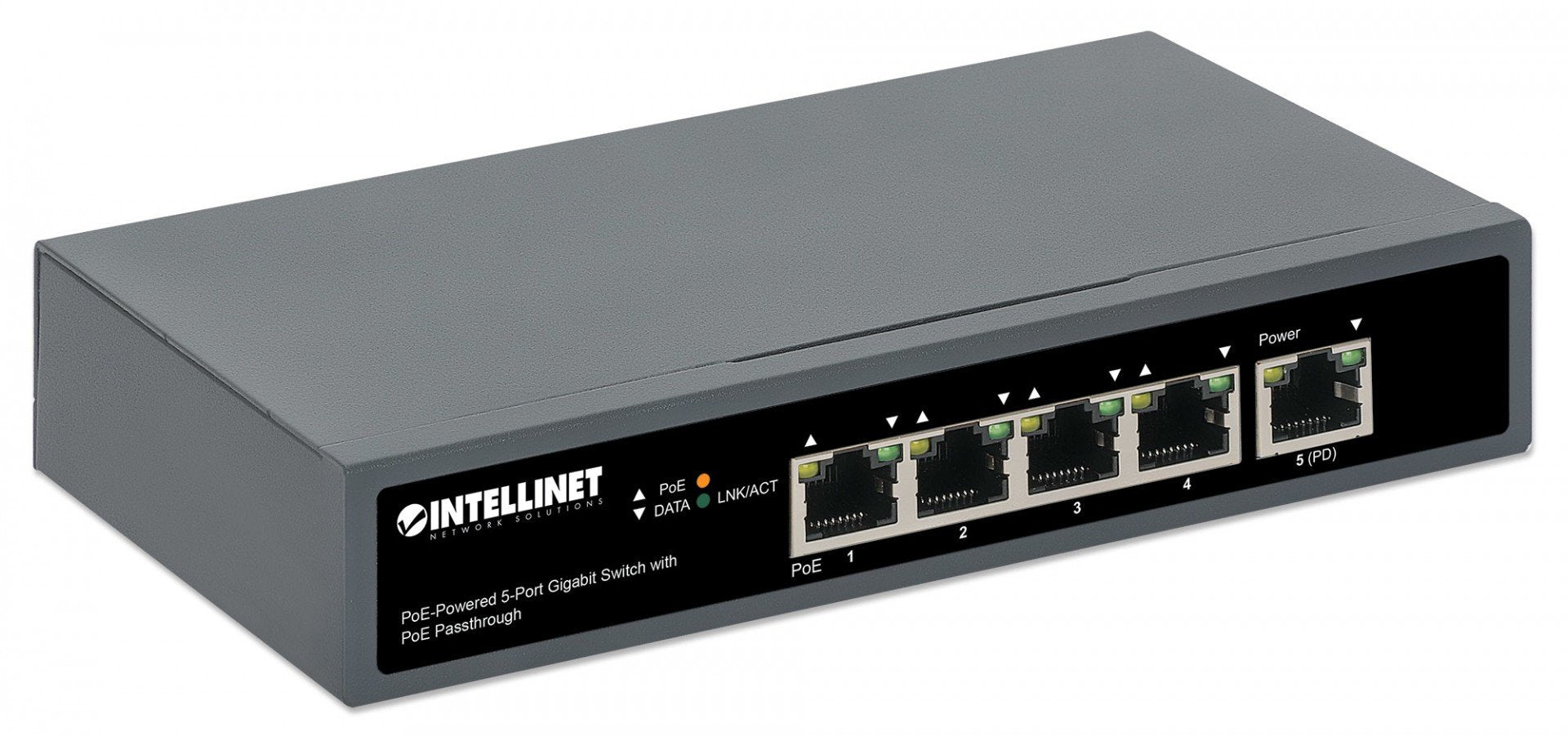 Intellinet 561808 commutateur réseau Gigabit Ethernet (10/100/1000) Connexion Ethernet, supportant l'alimentation via ce port (PoE)