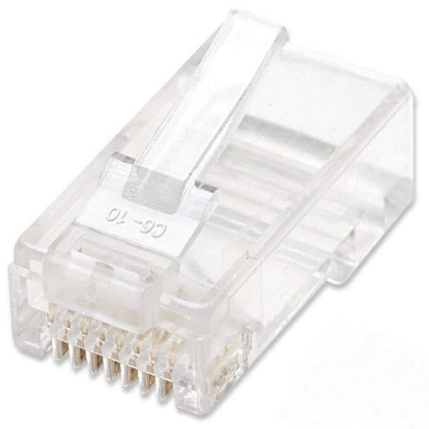 Intellinet 502344 Connecteur RJ45 8P/8C C6Link solide 100