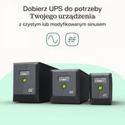 Green Cell Onduleur UPS 2000VA 1400W PowerProof avec LCD