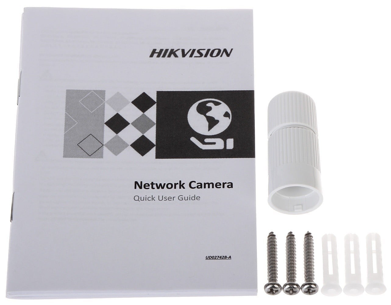 Hikvision DS-2CD2383G2-IU(2.8mm)(BLACK) 8 MP AcuSense Fixed Turret Network Camera