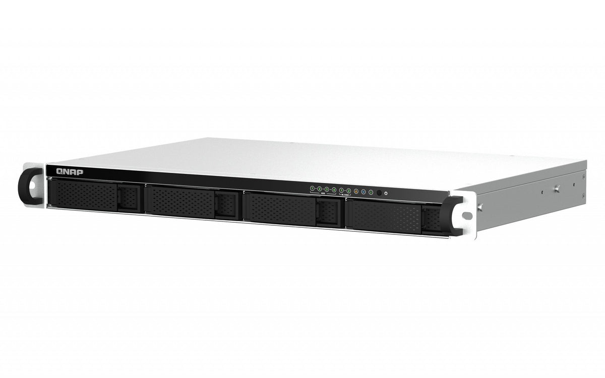 QNAP 4-bay short depth 12p rackmount NAS Intel Celeron N5105/N5095 quad-core