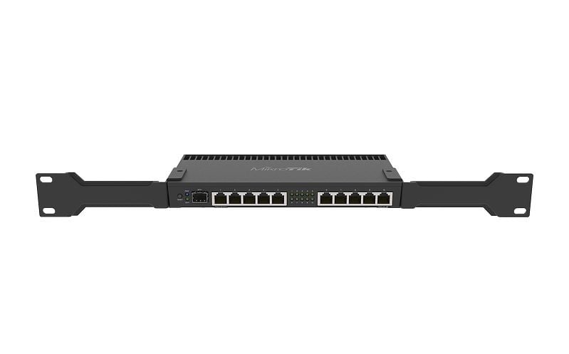 Mikrotik RB4011IGS+RM Routeur connecté Gigabit Ethernet Noir