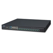 PLANET XGS-6350-12X8TR commutateur réseau Géré L3 Gigabit Ethernet (10/100/1000) 1U Noir