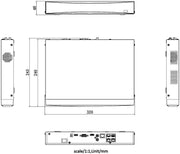 Hikvision DS-7604NXI-K1/4P(D) NVR PoE 4 canaux 1U K Series AcuSense 4K