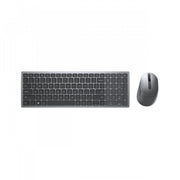 DELL KM7120W clavier Souris incluse Bureau RF sans fil + Bluetooth Gris, Titane