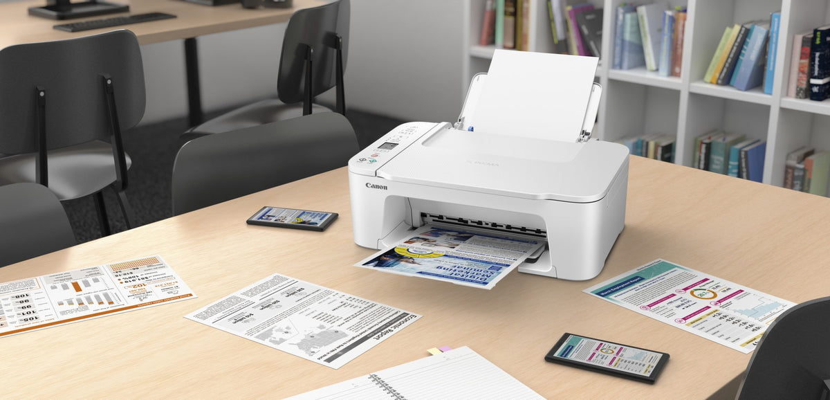 CANON PIXMA TS3751i MFP colour inkjet Legal 216x356mm A4 7.7ipm Print 60sheets Wi-Fi USB White