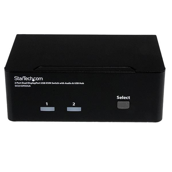 2 Port Dual DisplayPort USB KVM Switch