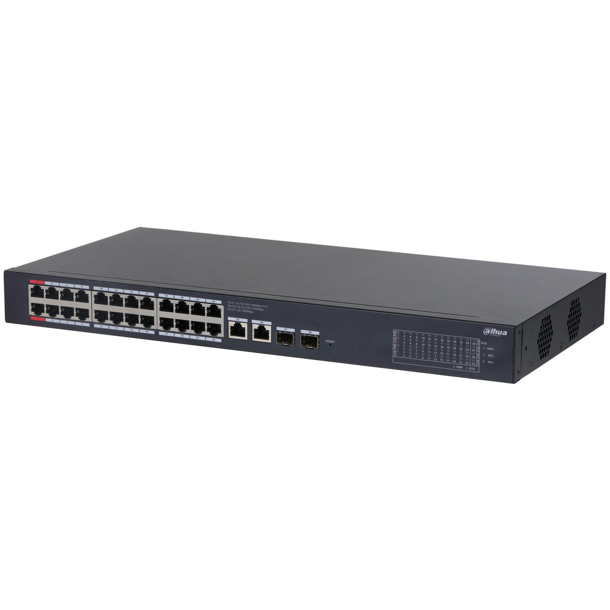 Dahua CS4228-24GT-240 Commutateur Gigabit de Bureau Géré par le Cloud a 28 Ports avec 24 Ports PoE