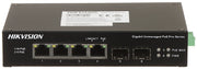 Hikvision DS-3T0506HP-E/HS 4 Port Gigabit Unmanaged Harsh POE Switch