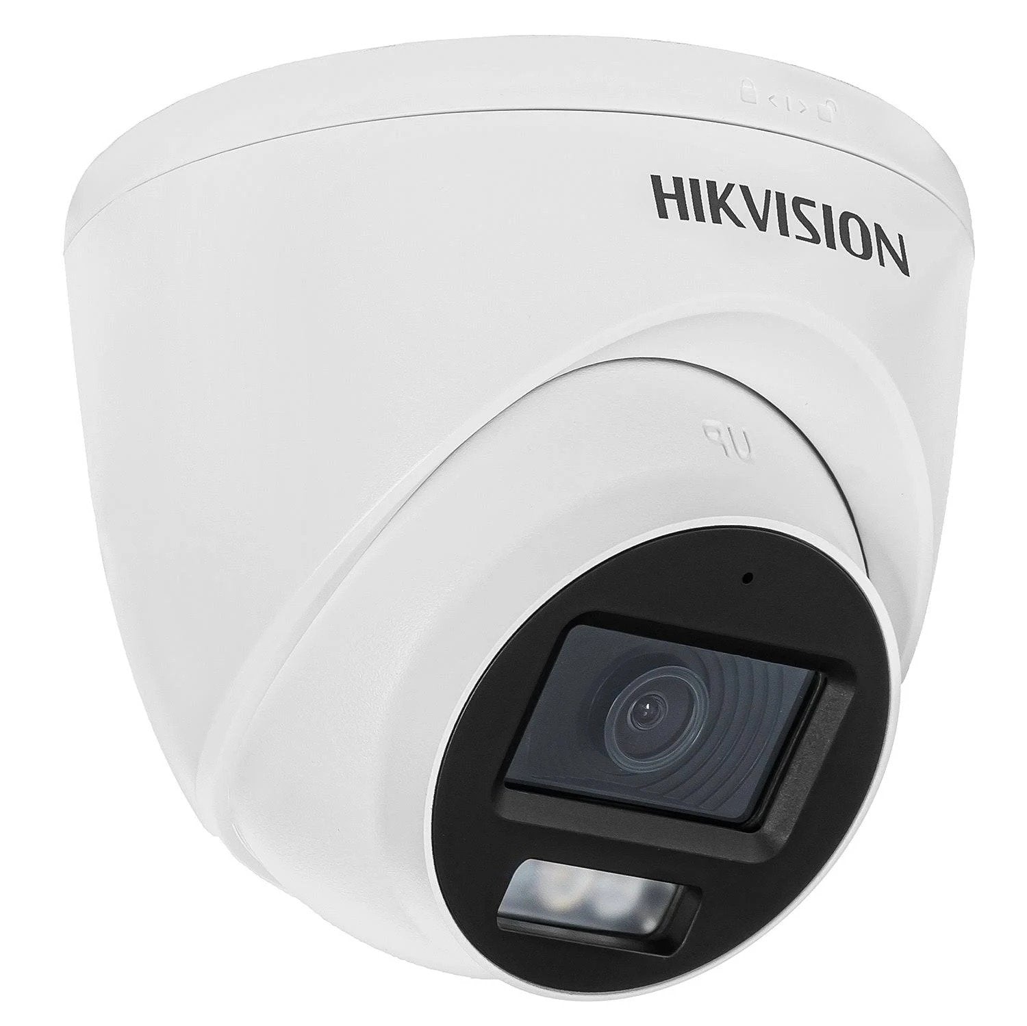 Hikvision DS-2CE78K0T-LFS(2.8mm) 3K Caméra Turret Audio a Lumiere Hybride Intelligente Fixe
