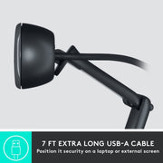 Logitech 960-001363 webcam 1280 x 720 pixels USB Graphite