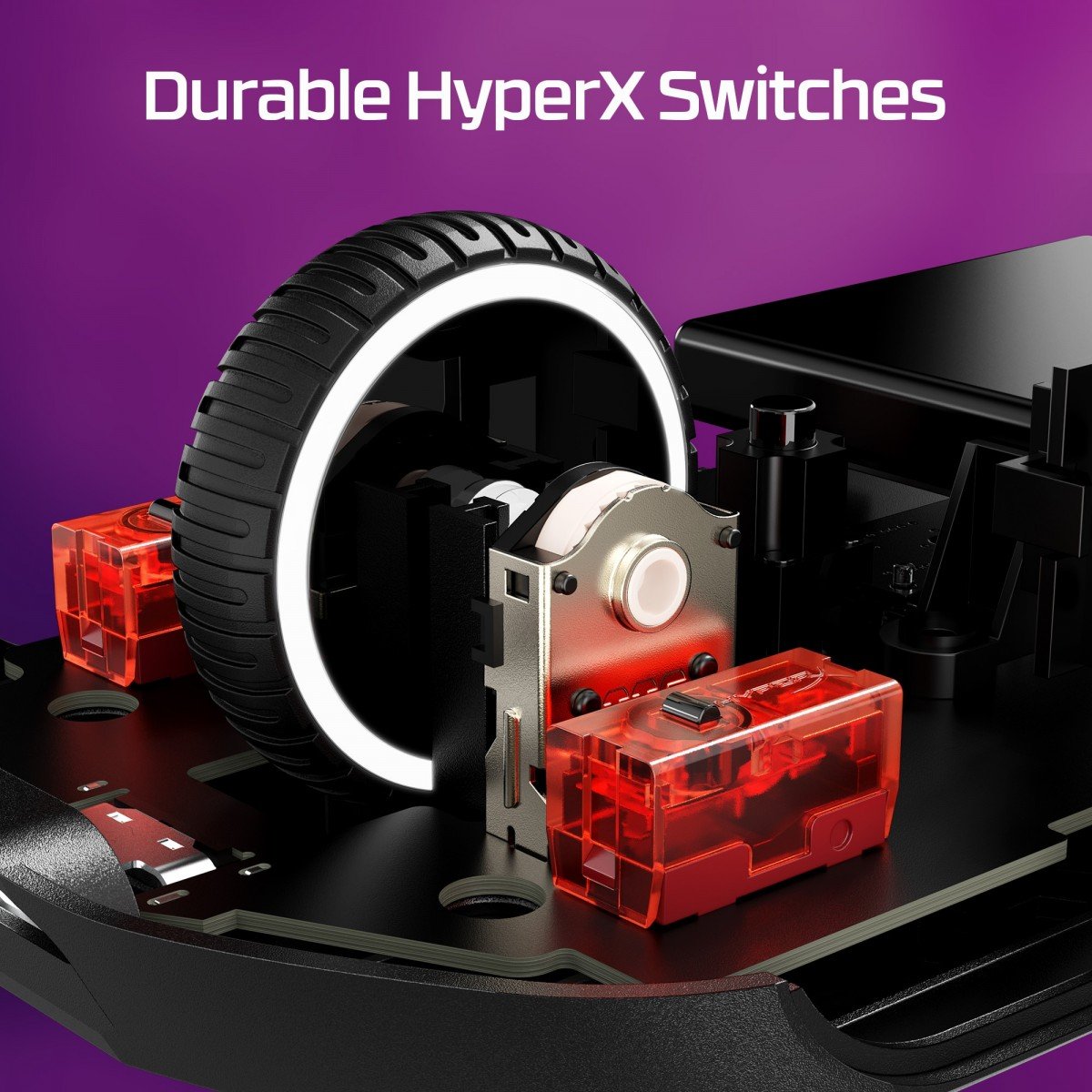 HyperX Pulsefire Haste 2 - souris de jeu sans fil - HyperX 26K 26000 DPI 60g noire