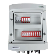 EMITER EM-729_DCAC Tableau de distribution DCAC, IP65, SPD DC Dehn 1000V type 1+2, 3 x chaîne PV, 3 x MPPT, SPD AC Dehn type 1+2, 50A 3-F