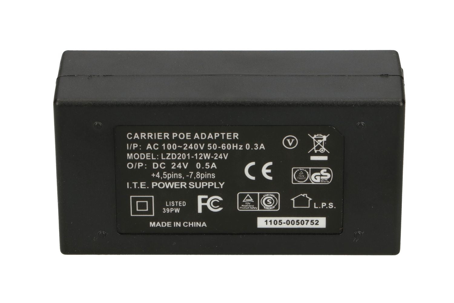 Extralink EX.14152 adaptateur et injecteur PoE Fast Ethernet 24 V