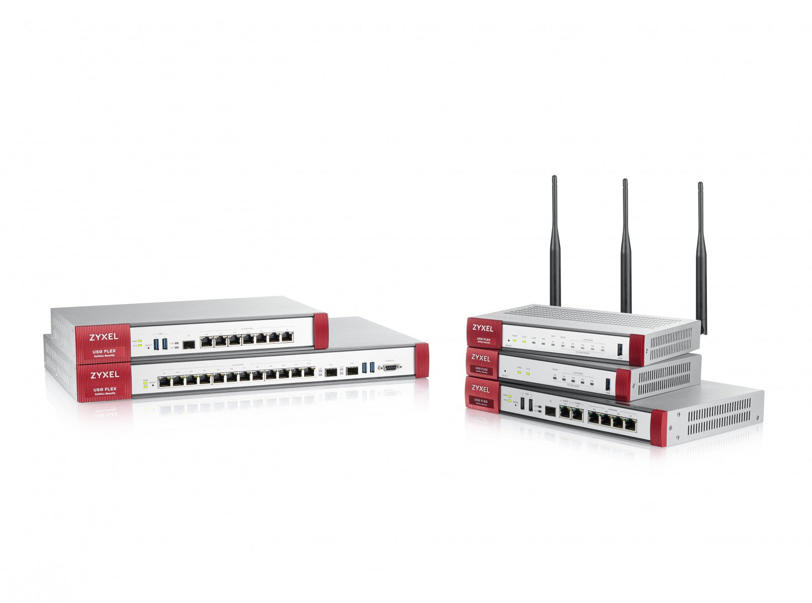 Zyxel USG Flex Firewall 10/100/1000 1*WAN, NO*SFP, 4*LAN/DMZ ports, 1*USB with 1