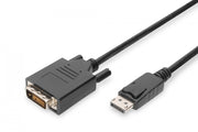 Digitus AK-340301-030-S câble vidéo et adaptateur 3 m DVI-D Noir