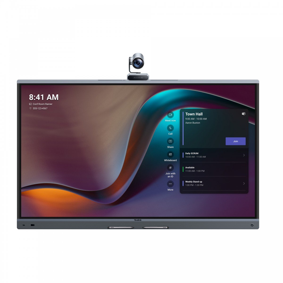 Yealink 1203671 MeetingBoard 86 Pro Écran 4K avec Android et Wi-Fi 6