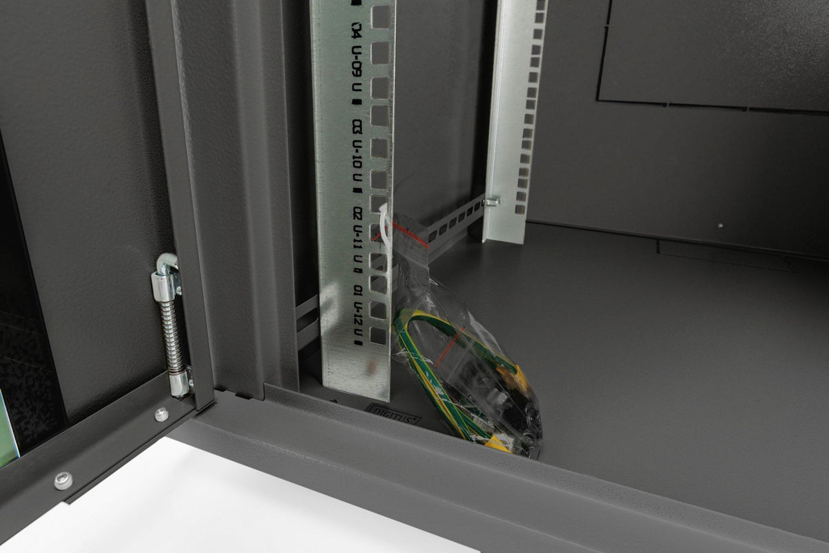 Digitus DN-19 09U-6/6-EC-SW étagere 9U Rack monté sur le mur Noir