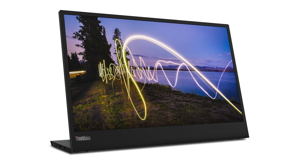 LENOVO ThinkVision M15 LED Écran 15.6p portable 1920x1080 Full HD (1080p) 60Hz IPS 250cd/m2 1000:1 6ms 2xUSB-C