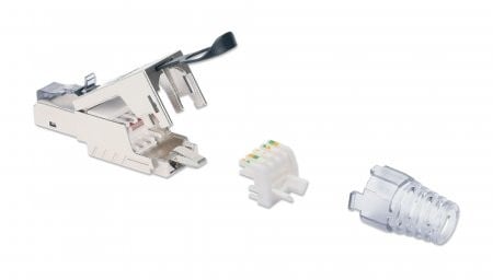 Intellinet 790741 connecteur de fils RJ45 Acier inoxydable