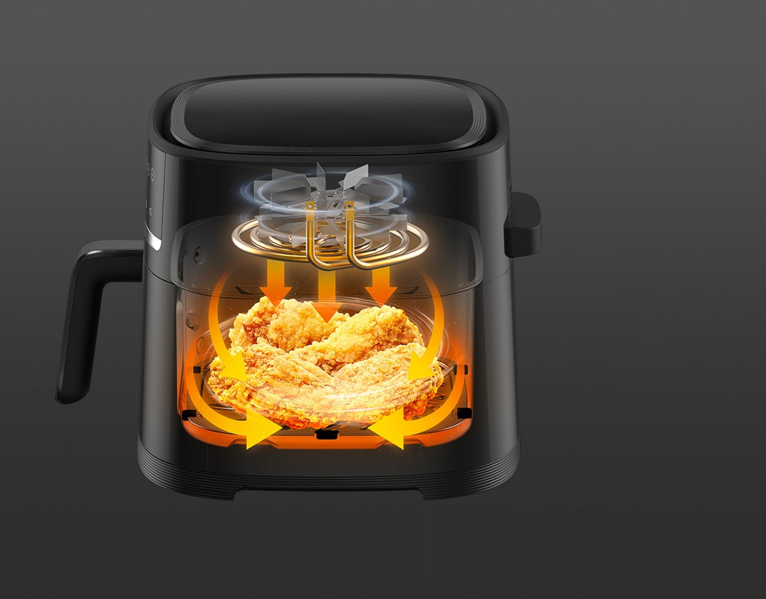 Xiaomi Air Fryer 6L MAF08 Unique 1500 W Friteuse d’air chaud Noir