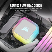Corsair H100I Elite Processeur Refroidisseur de liquide tout-en-un 12 cm Blanc 1 piece(s)