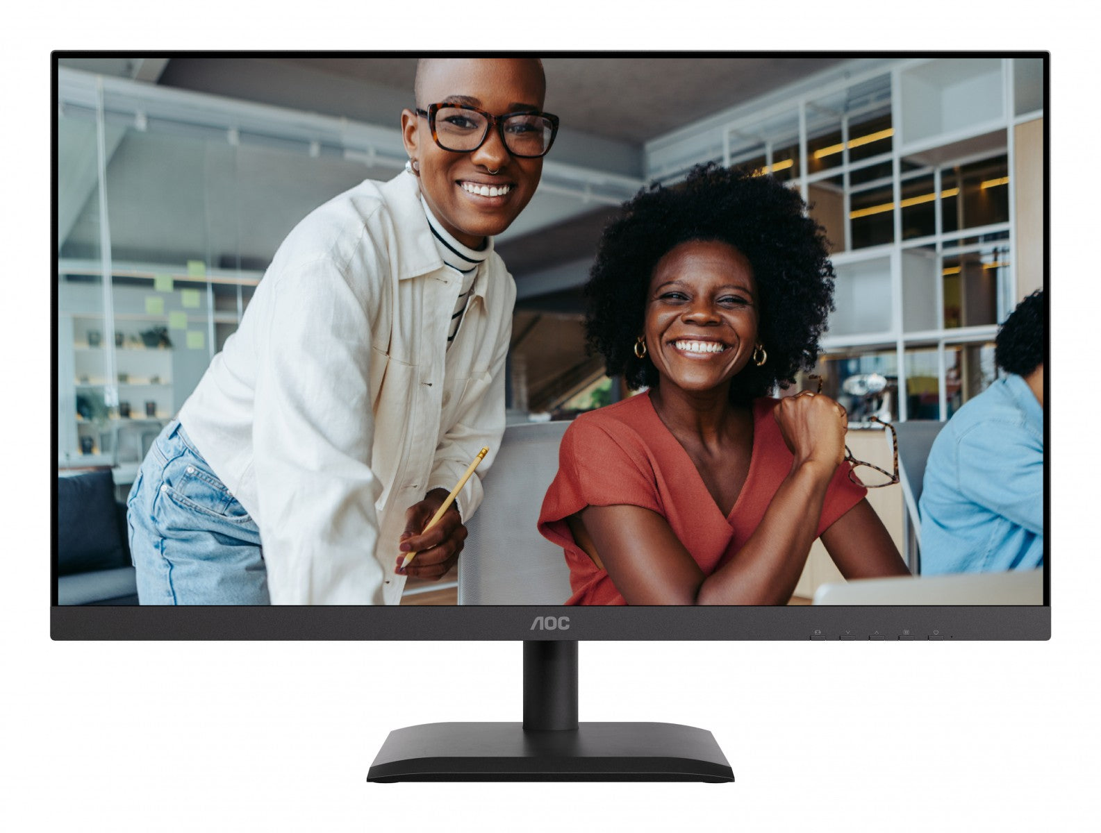 AOC U27E4CV 27p 3840x2160 60Hz IPS Flat H/A 150MM USB C DOCKING 90W Adaptive Sync EyeComfort 3.0 USB HUB SPEAKER