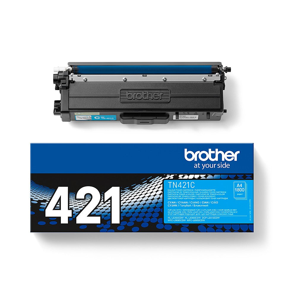 BROTHER TN421C Toner Cartouche Cyan 1.800 pages pour Brother HL-L8260CDW, L8360CDW
