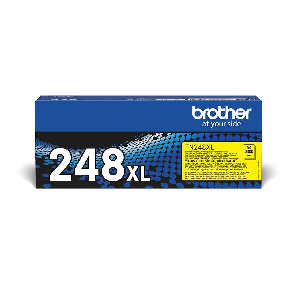 BROTHER TN248XLY Yellow Toner Cartridge ISO Yield 2300 pages