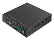 Extenseur HDMI en fibre optique 4K/60Hz avec KVM USB 1.1 sur IP 1G jusqu'a 40 km/300 m/IP 1G - récepteur supplémentaire pour DS-55348