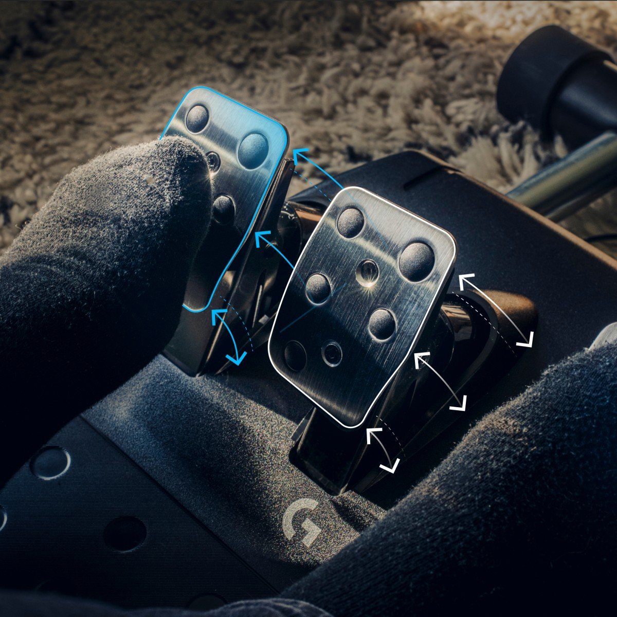 LOGITECH G923 Wheel and pedals set wired for PC Microsoft Xbox One