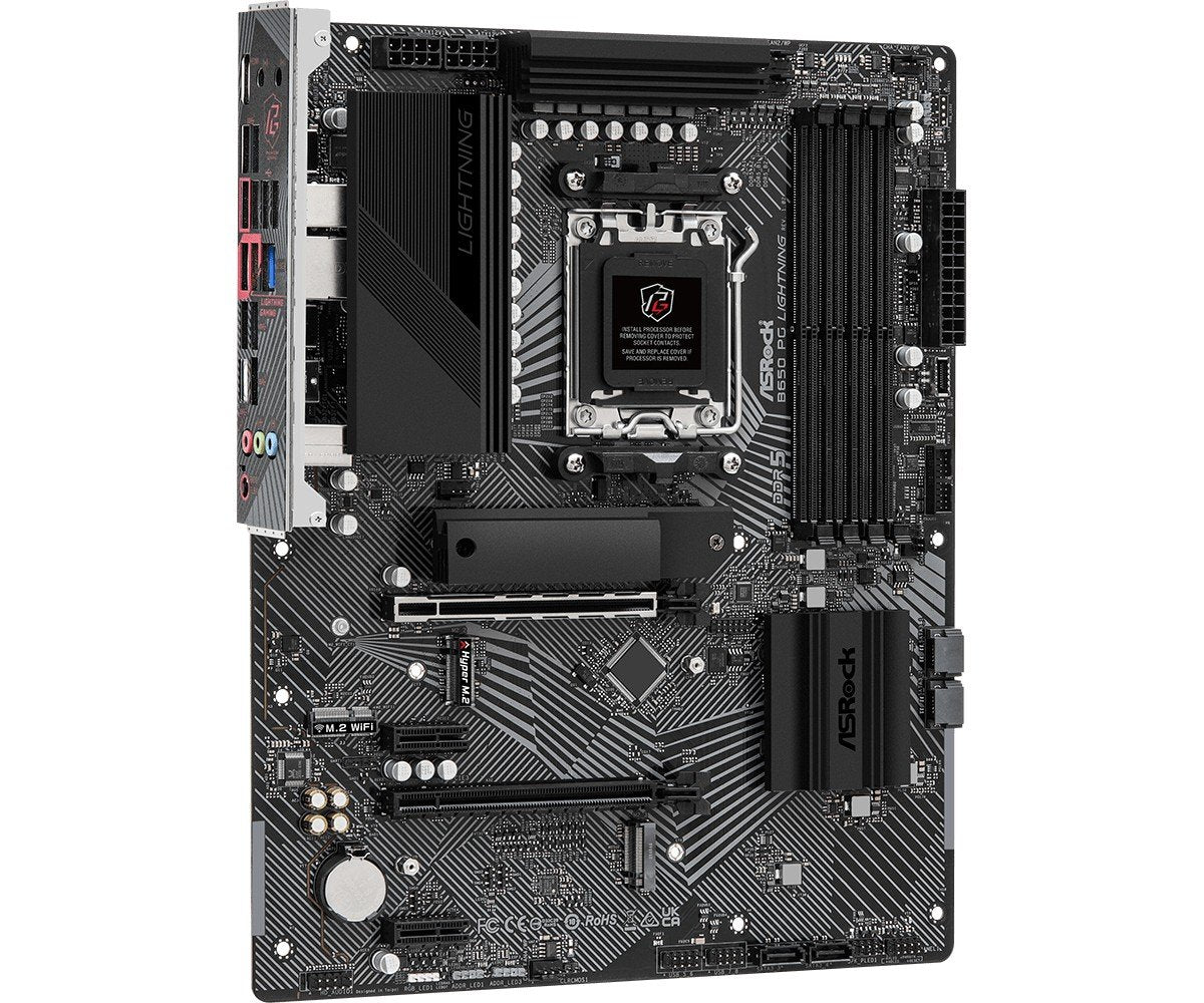 ASRock 90-MXBK20-A0UAYZ Carte mere B650 PG Lightning avec DDR5 et Wi-Fi 6E