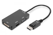 Digitus AK-340418-002-S câble vidéo et adaptateur 0,2 m DVI-D Noir