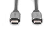 Digitus DB-300220-010-S câble USB USB 3.2 Gen 1 (3.1 Gen 1) USB C 5 Gbit/s 60 W Noir