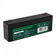 Batterie sans entretien Green Cell AGM VRLA 12V 2.5Ah pour caisses enregistreuses, jouets (178x36x66mm)