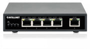 Intellinet 561839 commutateur réseau Gigabit Ethernet (10/100/1000) Connexion Ethernet, supportant l'alimentation via ce port (PoE) Noir