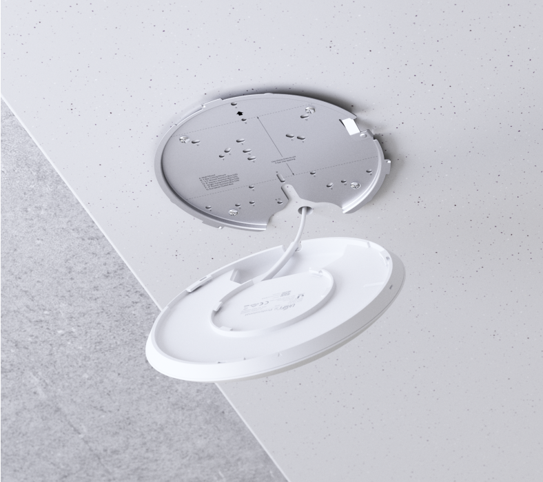 Ubiquiti Networks U6-PRO point d'acces réseaux locaux sans fil 4800 Mbit/s Blanc Connexion Ethernet, supportant l'alimentation via ce port (PoE)