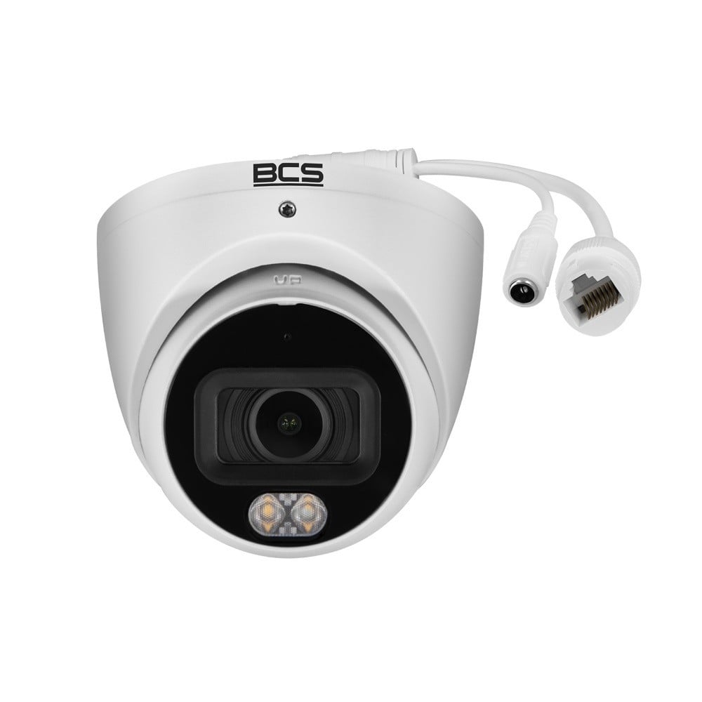 BCS BCS-L-EIP14FCL3-Ai1 Caméra dôme IP 4MP avec technologie NightColor et microphone