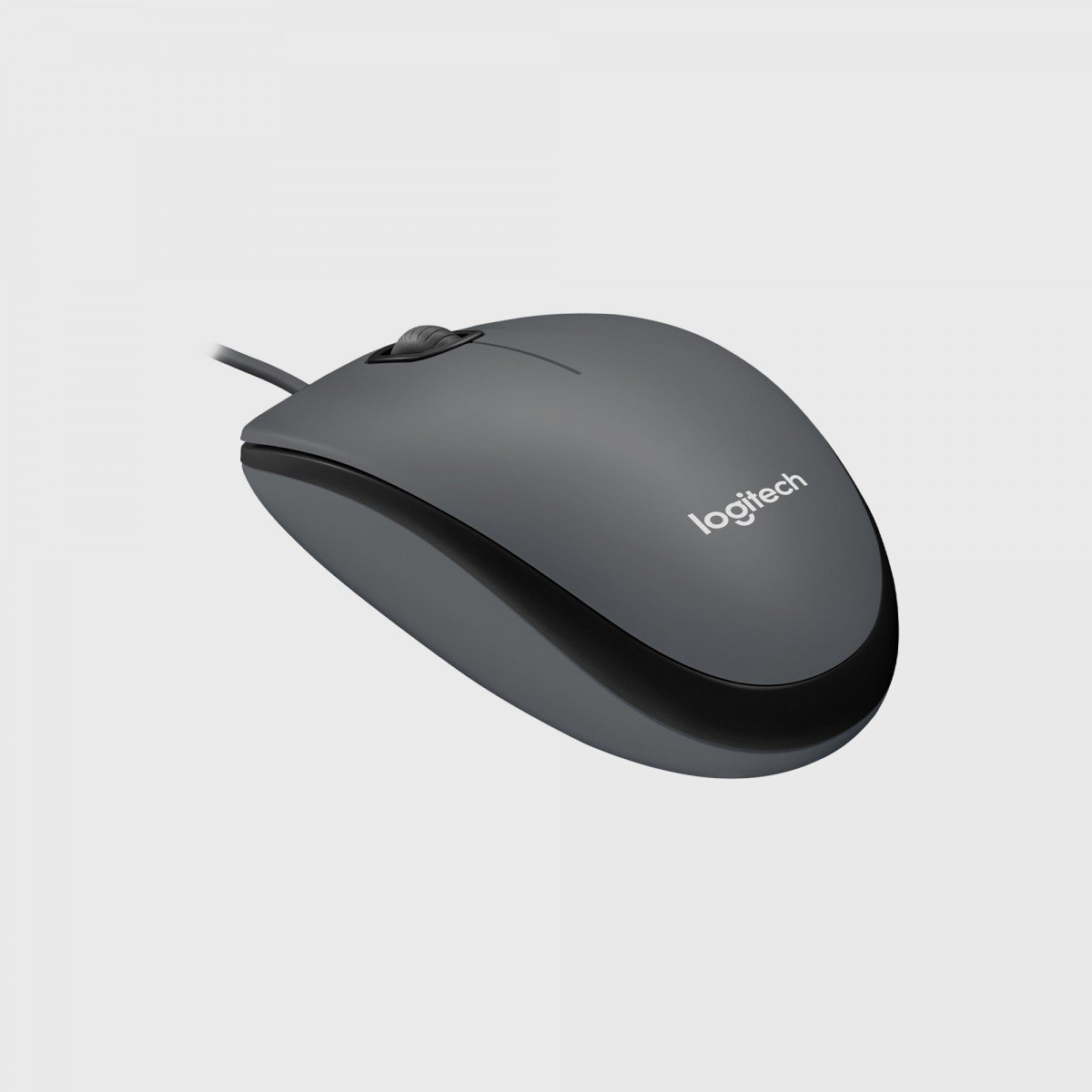 LOGITECH M100 Mouse full size right and left-handed optical 3 buttons wired USB black