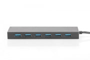 Digitus DA-70241-1 hub & concentrateur USB 3.2 Gen 1 (3.1 Gen 1) Type-A 5000 Mbit/s Gris