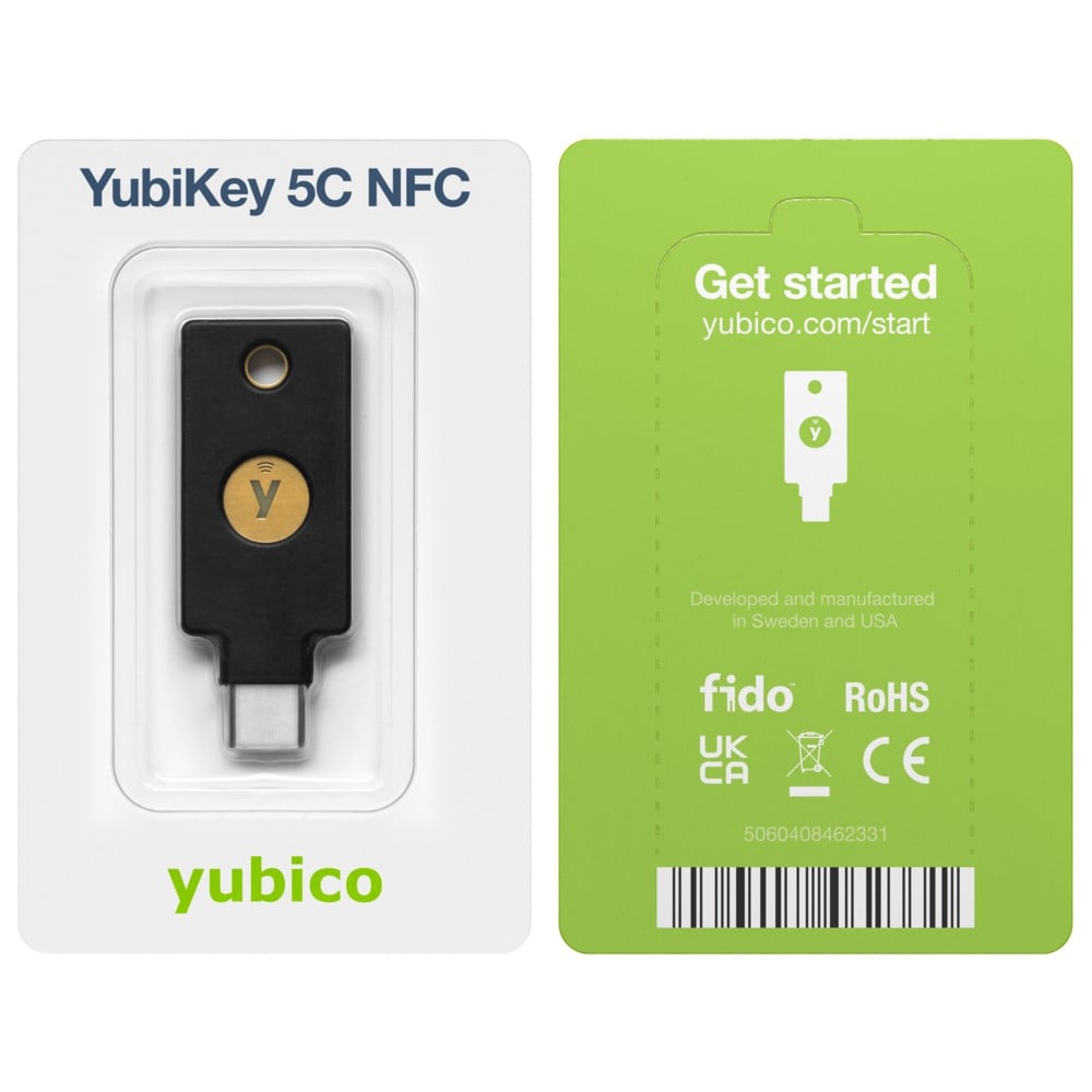 YubiKey 5C NFC Clé de sécurité matérielle