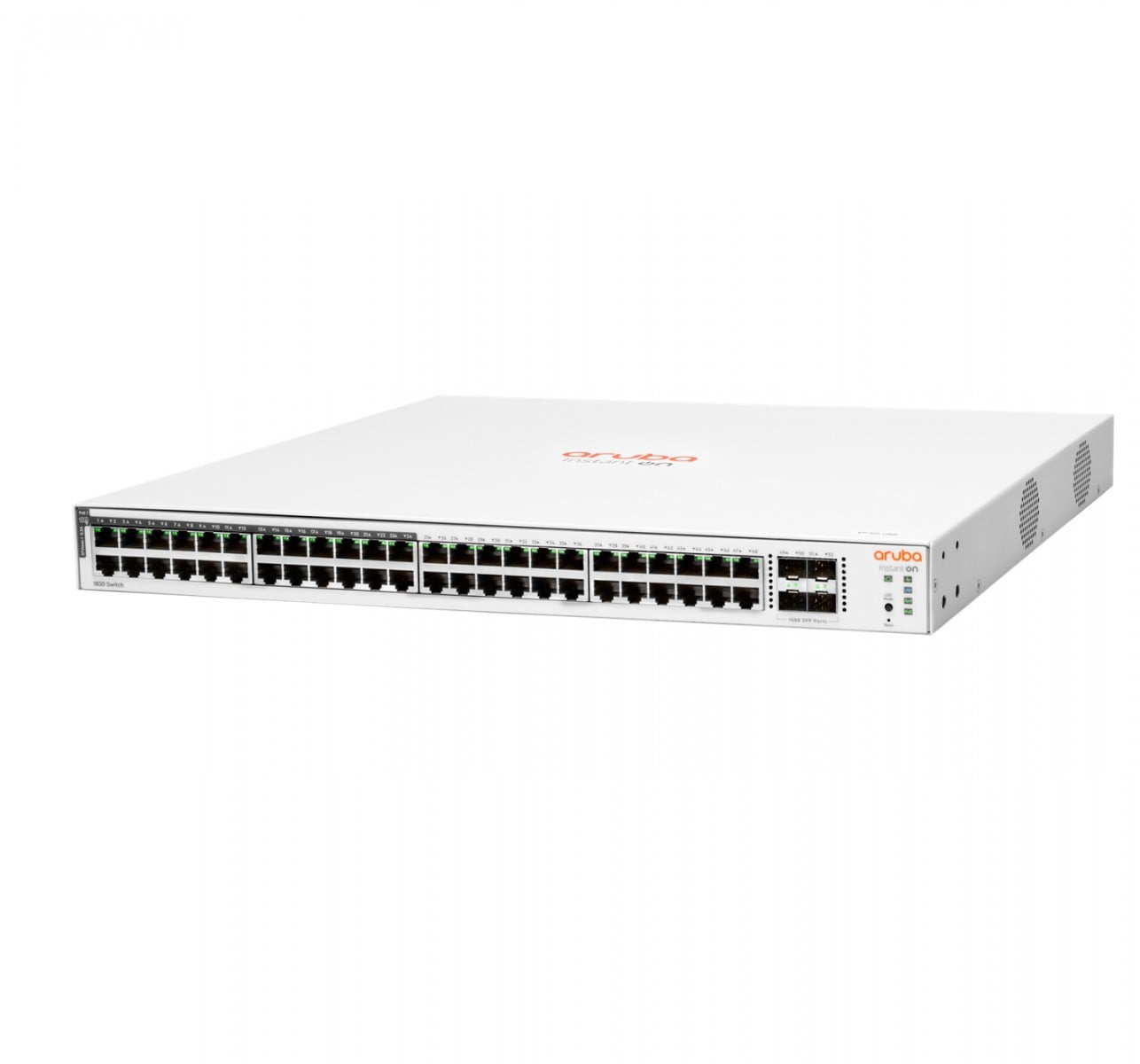 HPE Networking Instant On 1830 48G 24p Class4 PoE 4SFP 370W Switch Commutateur intelligent 24 x10/100/1000 + 24x10/100/1000PoE+)