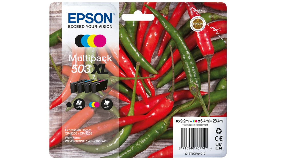 EPSON 1LB Multipack 4colours 503XL Ink