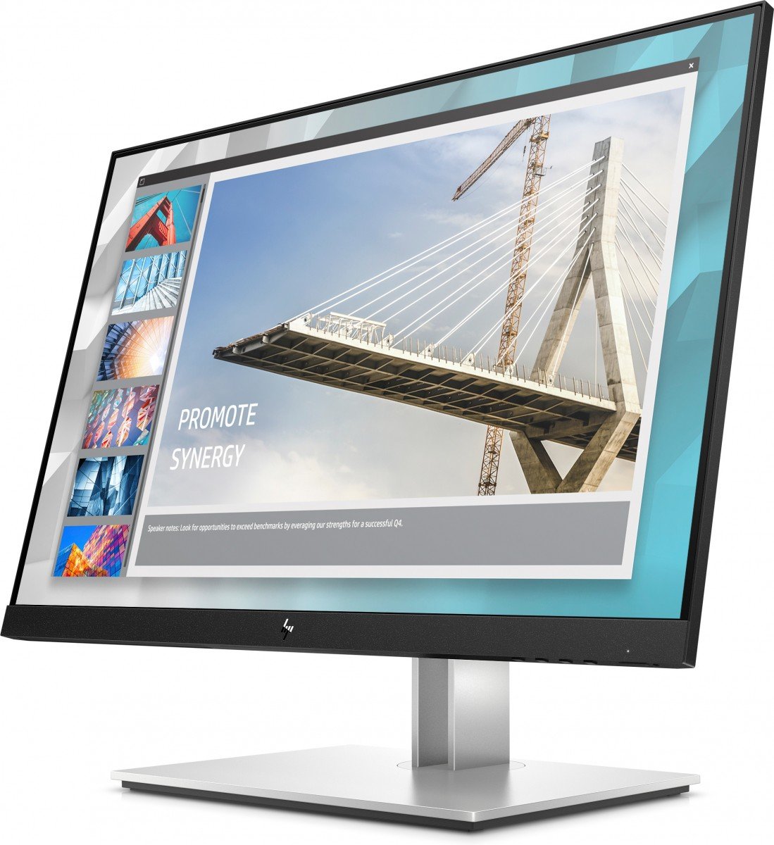 "HP E-Series E24i G4 61 cm (24"") 1920 x 1200 pixels WUXGA Noir, Argent"