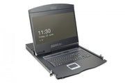 "Digitus DS-72211-2GE support d'ordinateurs 48,3 cm (19"") 1366 x 768 pixels Noir 1U"