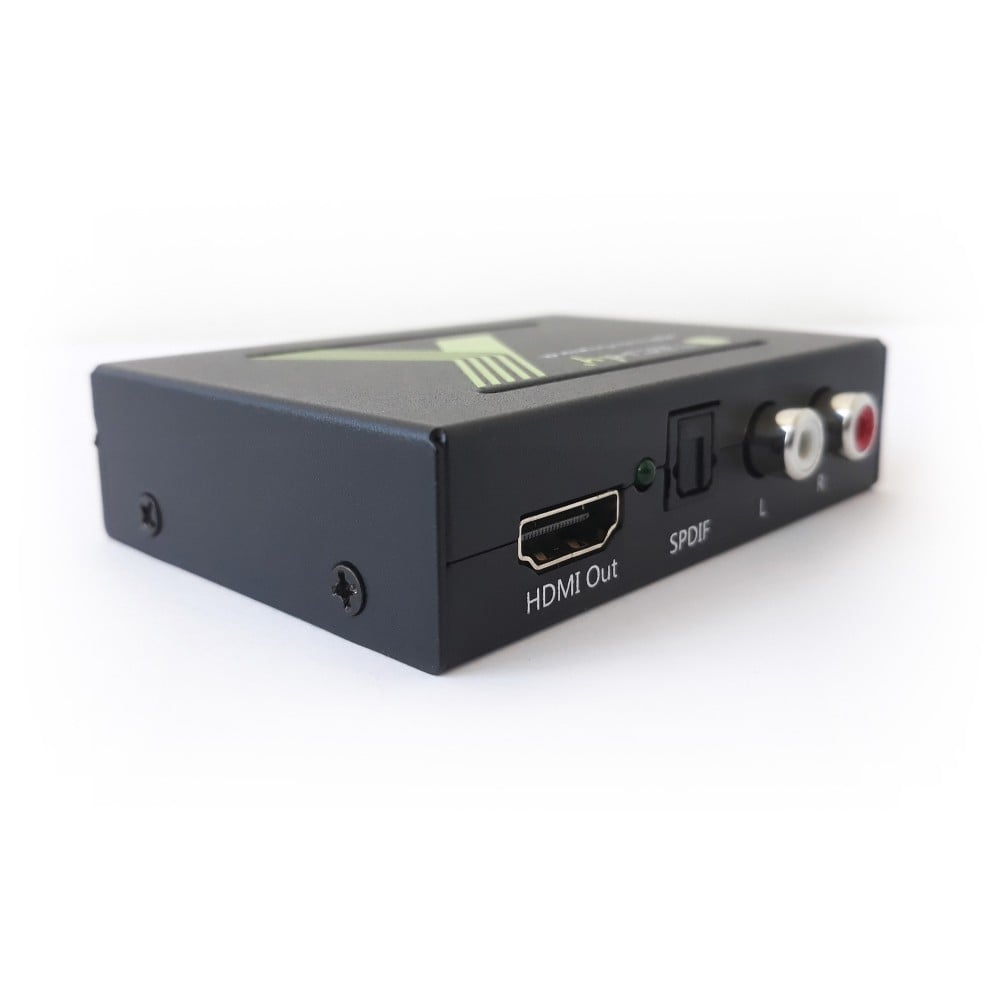 Techly IDATA HDMI-EA Extracteur audio SPDIF 5.1CH, RCA analogique 2CH avec HDMI 4K60Hz