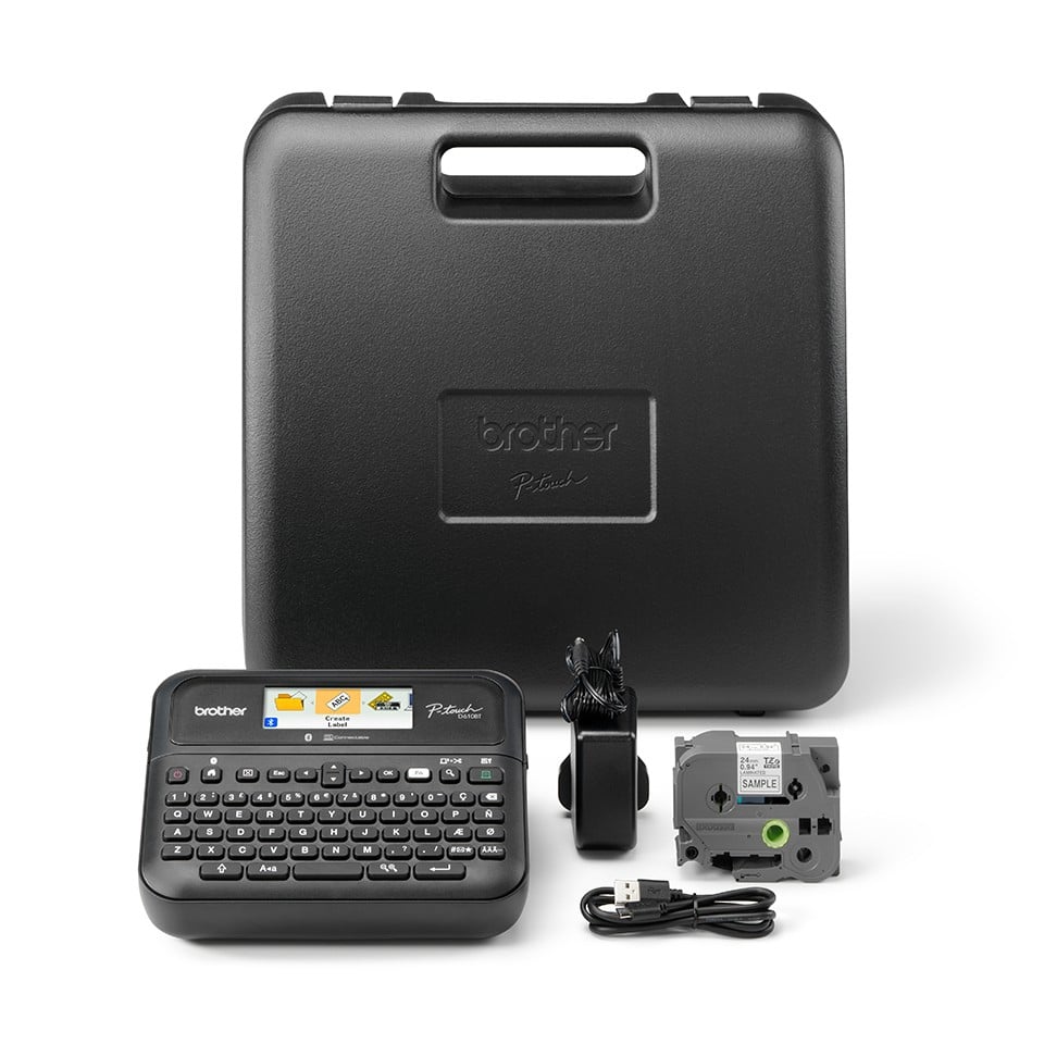 Brother PT-D610BTVP imprimante pour étiquettes Transfert thermique 180 x 360 DPI 30 mm/sec Avec fil &sans fil TZe Bluetooth